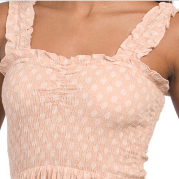 Junior Dress Rouched Ruffle Short Dress - Picture 1 of 5